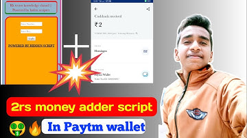 2rs money adder script in Paytm wallet // #shorts. // Rishu Singh