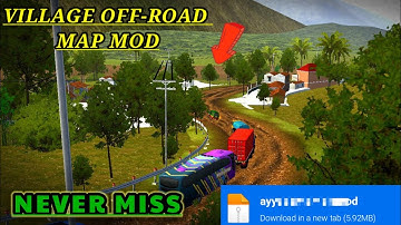 Map Mod Bussid 3.7 - Village Offroad Map Mod For Bus Simulator Indonesia।।Bussid Mod Map।।Bussid
