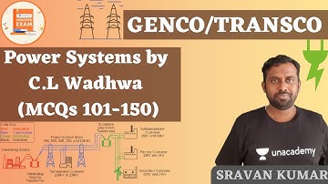 Power Systems by C.L Wadhwa | MCQs 101-150 | GENCO/TRANSCO | Y sravan Kumar