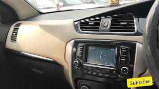 tata zest  car interior