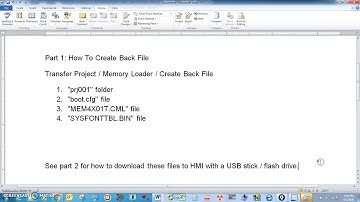 Proface HMI GP-4301 TM Download program with USB - part 1