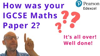 How was your Edexcel Maths IGCSE Maths Paper 2? #edexcel #igcse #maths