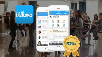 Whova Event Mobile App for Smarter Event Networking
