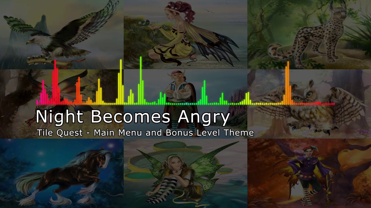 Tile Quest Music - Night Becomes Angry (Main Menu & Bonus Level Theme)