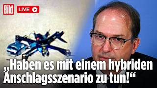 Drohnenbombe in Leipzig: Jetzt spricht Innenminister Dobrindt über den Vorfall! | BILD LIVE