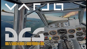 DCS in VR - B-17 bomber intercept by Bf-109 - Varjo Aero