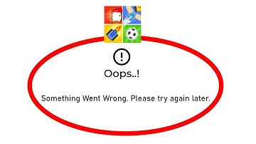 ✅How to Fix 2 3 4 Player Mini Games App Oops something Went Wrong Error on Android ✅