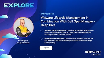CMTY1871BCN - VMware Lifecycle Management in Combination With Dell OpenManage – Deep Dive