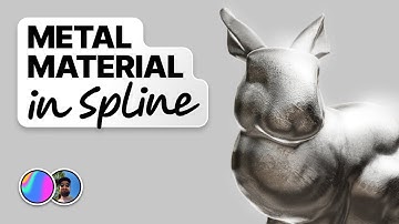 How To Make Metallic Material in Spline App
