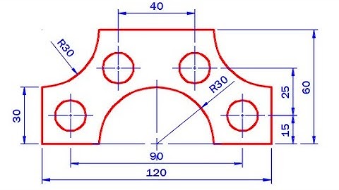 AutoCAD 2D Exercise #23