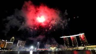 Fireworks Singapore 2010 NDP Rehearsal July 31.avi