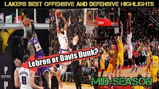 Lakers Best OFFENSIVE and DEFENSIVE Highlights (LakeShow)