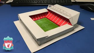 How to make the Anfield stadium with Paper