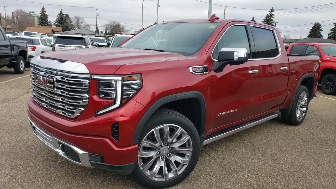 2023 GMC Sierra Denali 1500 Volcano Red YouTube