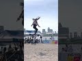 “Rollin Girl” #acro #スラックライン #slackline #アクロバット #sports #spin #ツインテール #海 #岡澤恋