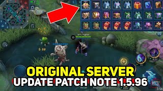 HARLEY NERF, PAQUITO NERF, ITEM WAR AXE NERF, BALMOND BUFF, UPDATE PATCH NOTE 1.5.96 MOBILE LEGENDS