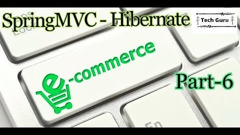 6. E-Commerce Website SpringMVC Hibernate Tutorial - MySQL Database and its Tables