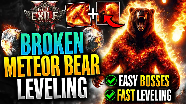 Path of Exile 2 - [0.4] FAST GOD Meteor Druid Shaman Leveling Build (Best Druid Leveling Build)