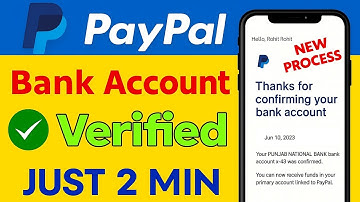 ✅ PayPal Bank Account Confirmation Pending | PayPal Bank Account Confirm Kaise Kare 🏦