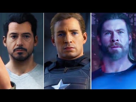 Marvel's Avengers Ft. Robert Downey Jr, Chris Evans, Chris Hemsworth, Scarlett Johansson [DeepFake]