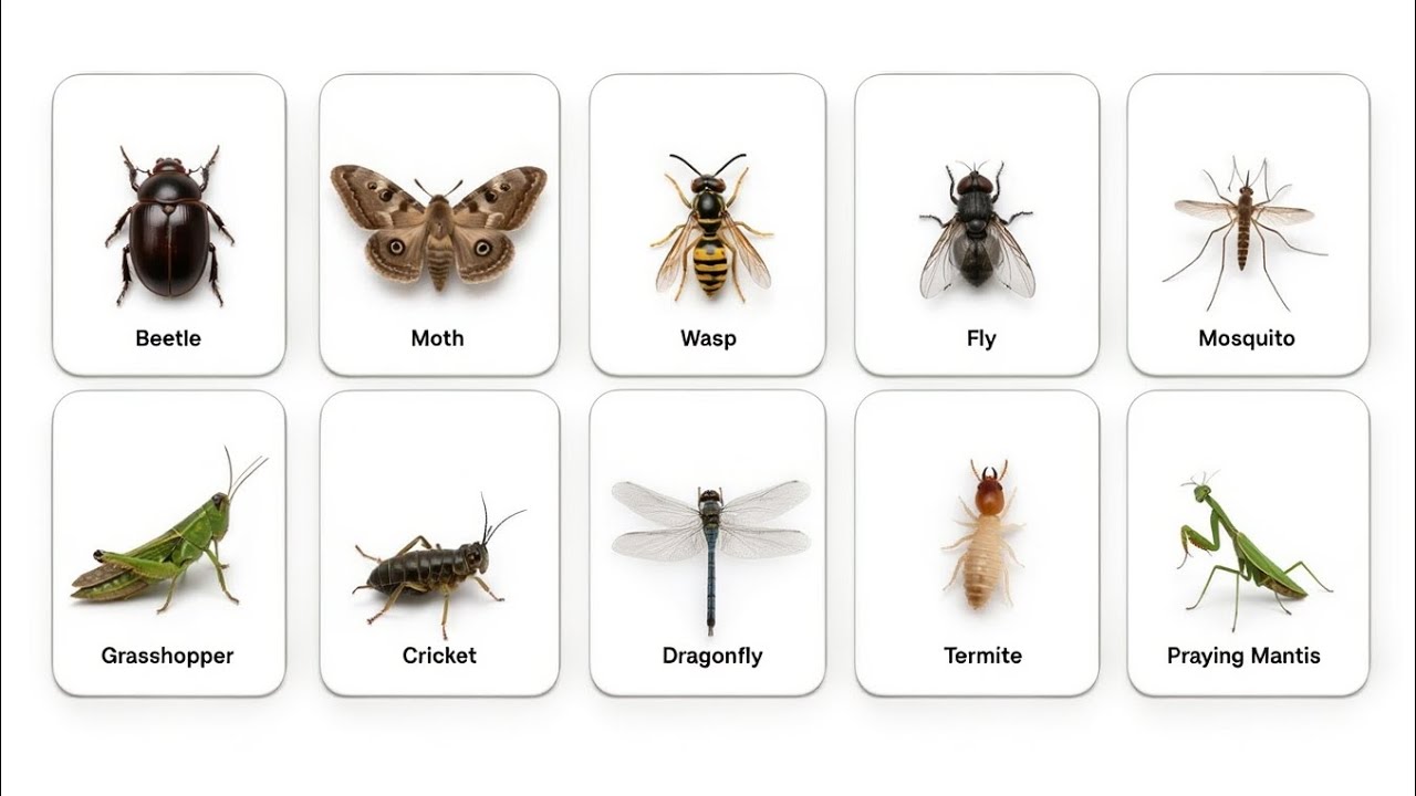 Everything Insect Every Insect You See Around You Explained in 3 minutes - YouTube