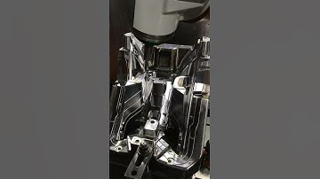 CNC finishing car light mold