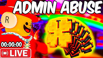Admin Abuse + SANTA FUSE MACHINE Live (Steal A Brainrot) Roblox #stealabrainrot #roblox #live