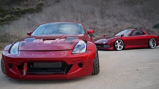 Rocket Bunny 350z Meets Built Rx-7!