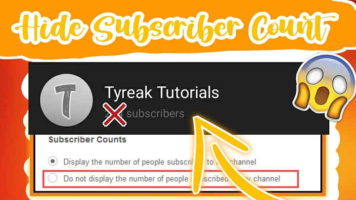 How to *HIDE SUBSCRIBERS* on YouTube on iPhone or iPad