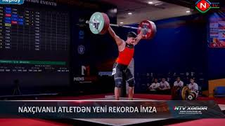 Tərmenxan Babayev  Ağırlıqqaldırma üzrə Avropa çempionatında rekord yenilədi Resimi