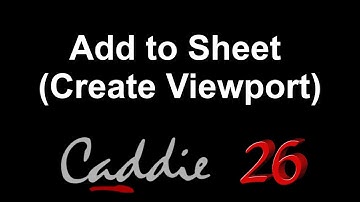 Add to Sheet (Create Viewport)