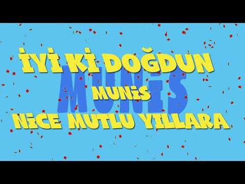 İyi ki doğdun MUNİS - İsme Özel Ankara Havası Doğum Günü Şarkısı (FULL VERSİYON) (REKLAMSIZ)