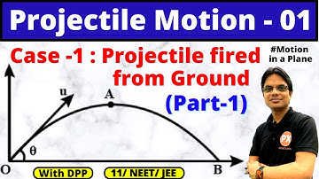 Projectile Motion Class 11 Physics Ch-4 |L-1| Motion in a Plane |Projectile fired from Ground Part-1
