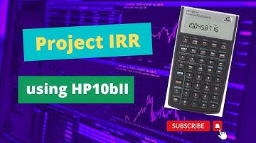 IRR using HP10bII