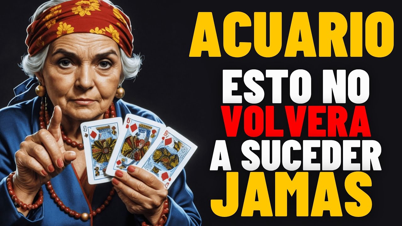🔥♒ ACUARIO, EL PORTAL YA ESTÁ ABIERTO 😨 EN 3 DÍAS TU VIDA DA UN GIRO ...