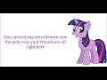 My little pony  love is in bloom lyrics