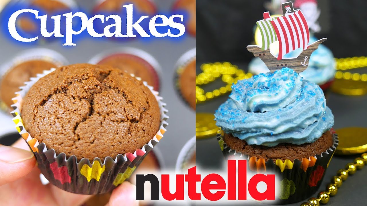 Cupcakes de Nutella   ¡Sólo 3 Ingredientes!   Mi Cocina Rápida ft La Cocina del Pirata | Mi Cocina Rápida - Karen