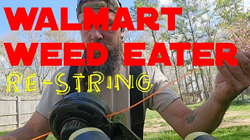 How to Restring the Hyper Tough 26cc Weed Eater from Walmart