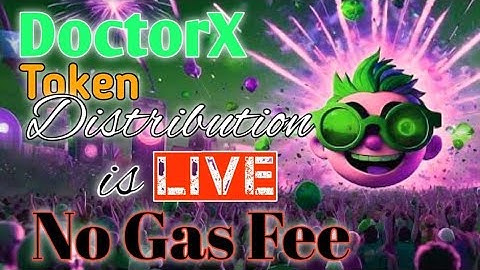DoctorX Token Distribution is Live || How to Add DRX Coin to Your Wallet || No Gas Fee Needed