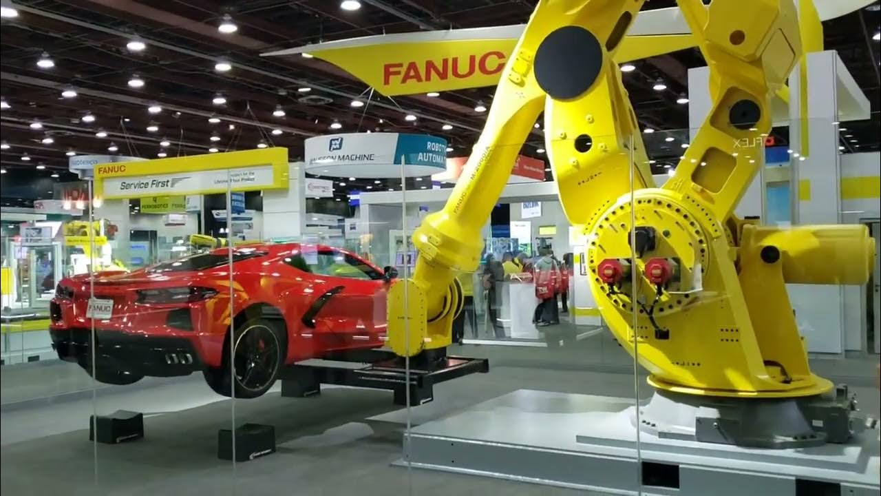 Giant Robotic Arm at Automate Detroit YouTube