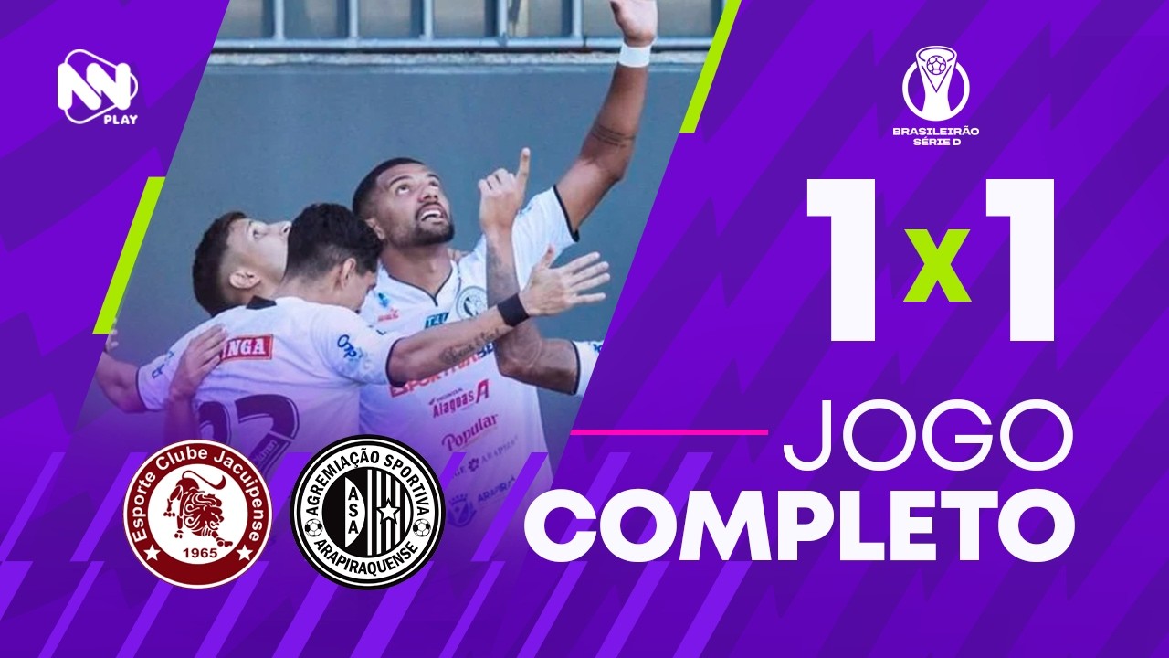 AO VIVO | JACUIPENSE X ASA - 14/06/26 | BRASILEIRÃO SÉRIE D | #LIVE