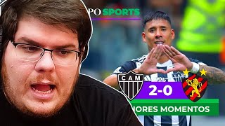 CASIMIRO REAGE A ATLÉTICO-MG 2X0 SPORT | MELHORES MOMENTOS | COPA DO BRASIL #casimiro