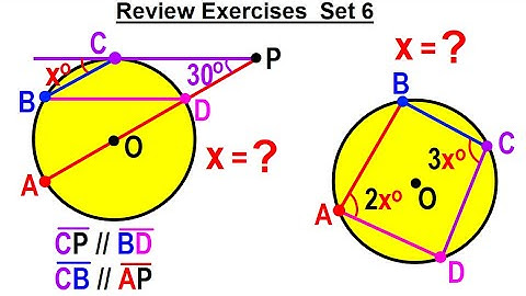 Geometry - Ch. 6: Circles (33 of 39) Review Exercise: Set 6 of 12