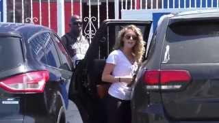Alexa Vega Pena and Carlos Pena at Dancing With The Stars Rehearsals in Hollywood
