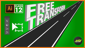 Adobe Illustrator Tutorial Free Transform Tool For Beginner in Hindi