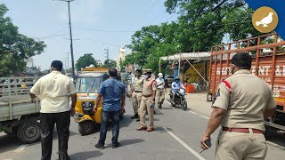 Hyderabad police implement strict lockdown