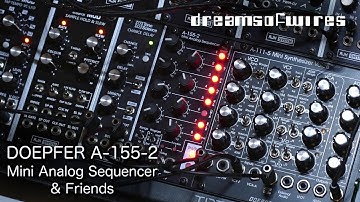 NEW Doepfer A-155-2 Mini Analog Sequencer & Friends - First Try of the 12HP #Eurorack Module