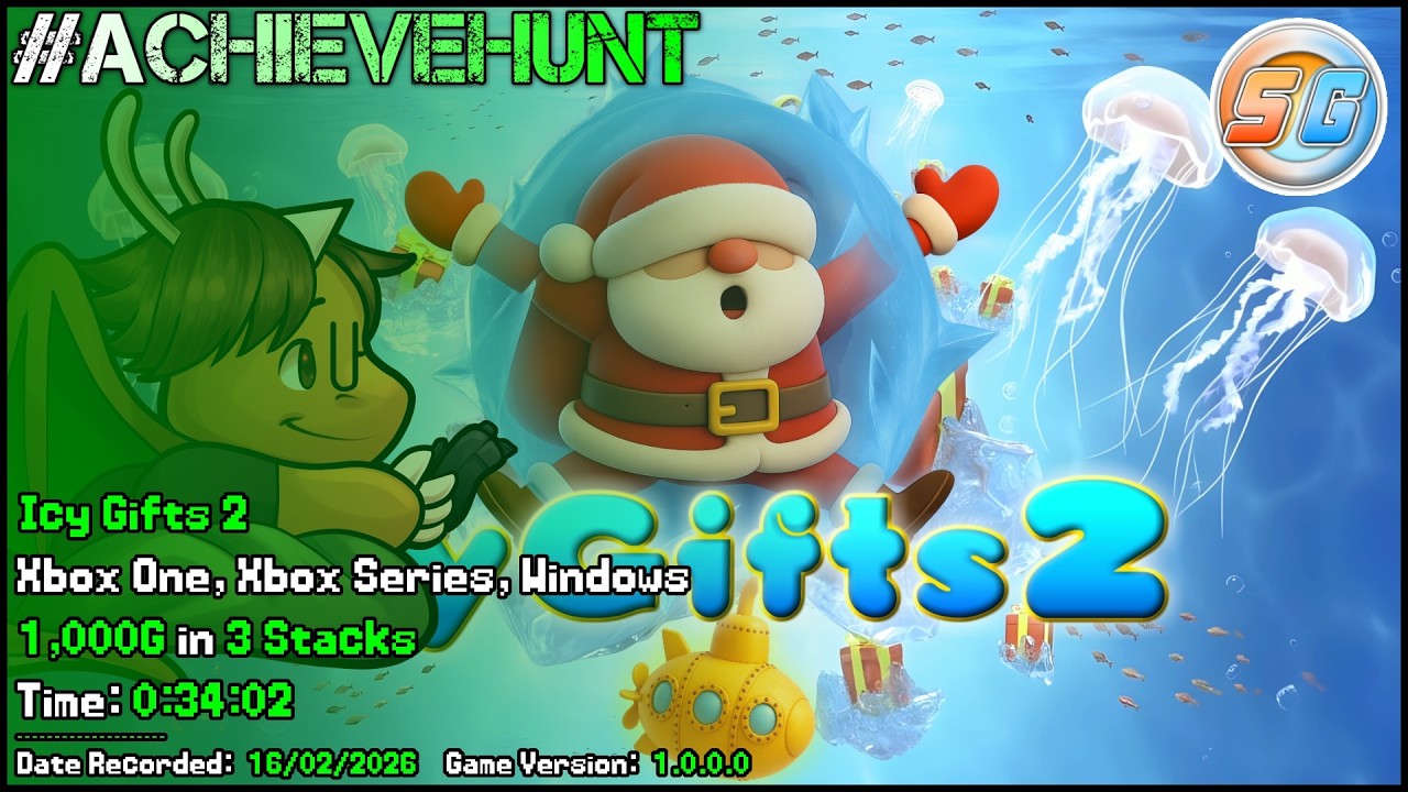 #AchieveHunt - Icy Gifts 2 (Xbox One, Xbox Series, Windows) - 1,000G in 34m 02s!