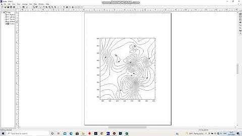 Make Contour map with Surfer TH