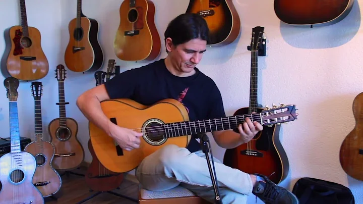 Jeronimo Perez 2012 flamenco guitar of highest pos...